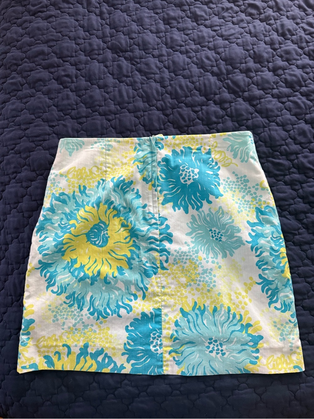 Lilly Pulitzer 🔥🔥🔥Roslyn Cotton Skirt with pockets in Aqua, Turquoise & Lime